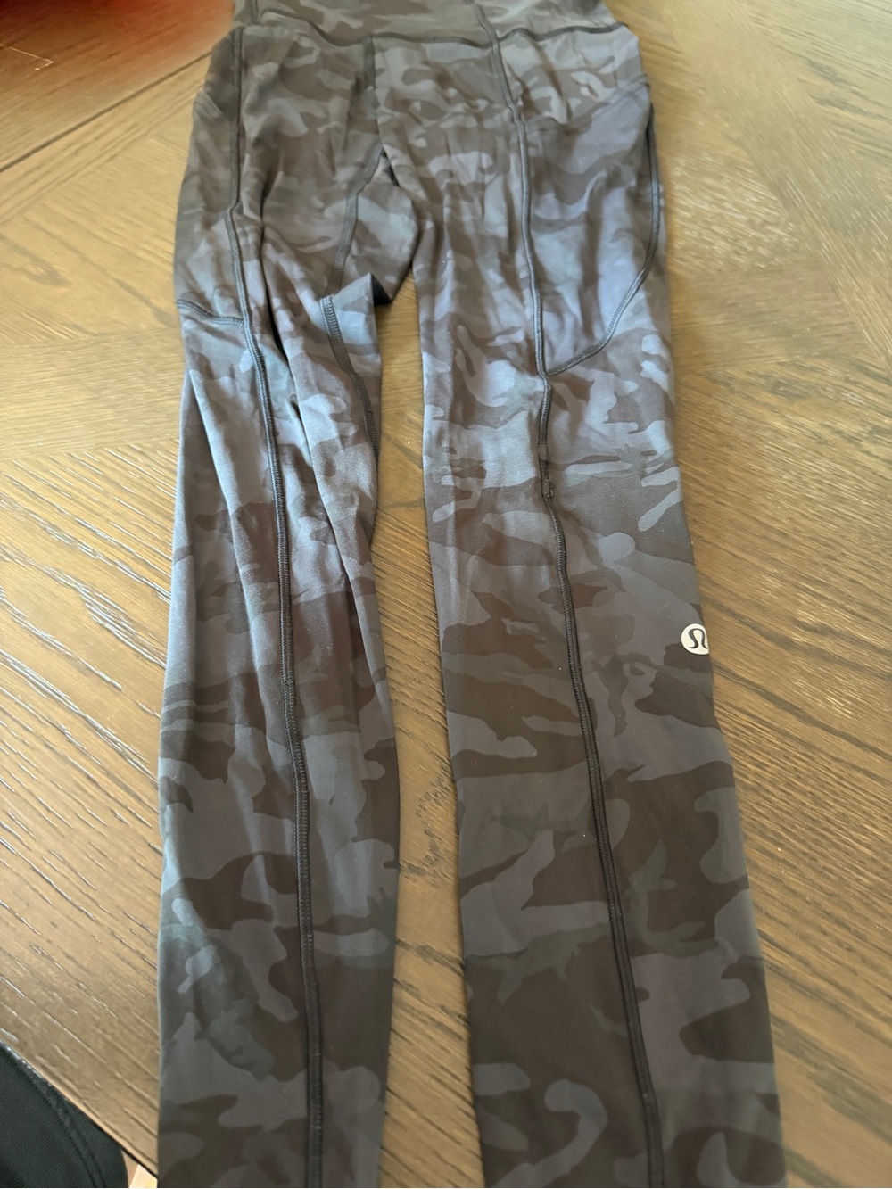 lululemon athletica Gray & Black Camo Leggings